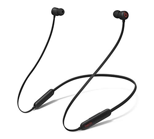 Beats Flex Wireless Earbuds, Apple W1 Headphone Chip, Magnetic Earphones, Class 1 Bluetooth, 12 Hours of Listening Time, Built-in Microphone - Black