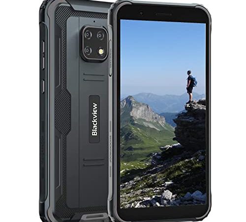 Blackview Android Phone, Rugged Smartphone BV4900 4G Dual Sim Cell Phone, Android 10, 3GB+32GB, IP68 Waterproof Drop Proof Smartphone, 5.7" HD+Screen Cell Phone with 5580mAh (Black)