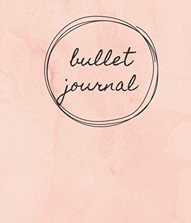 BULLET JOURNAL: GIRLY PINK - Dotted Notebook Paper - Dot Grid Journal - 110 pages - (Large, 8.5" x 11") - For Drawing & Note Taking