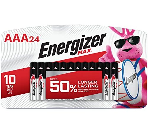 Energizer Max Premium AAA Batteries, Alkaline Triple A Battery (24 Count) E92BP-24