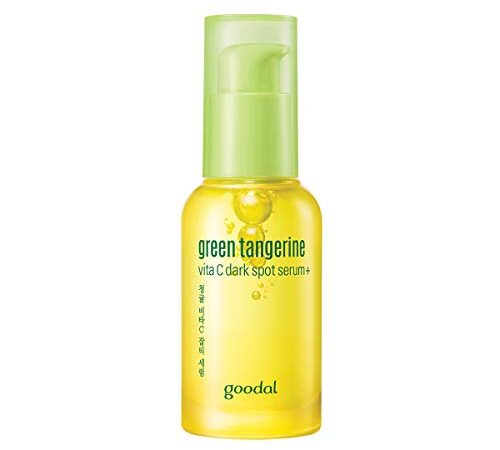 Goodal Green Tangerine Vitamin C Dark Spot Facial Serum+ for Sensitive Skin | Brightening, Dark Spot Treatment, Anti-Aging, Acne Scars, Fine Lines, Hyperpigmentation, and Dark Circles (1.0 fl oz)