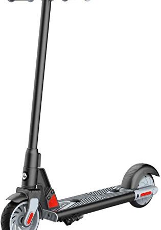 Gotrax GKS Electric Scooter,6inch E-Scooter, 25.2V 2.0Ah Capacity Battery, 150W Motor up to 12km/h for 6-12 Year Old Kids(Black)