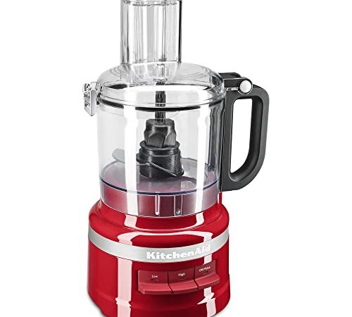 KitchenAid KFP0718ER 7 Cup Food Processor, Empire Red