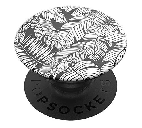 PopSockets PopGrip: Phone Grip and Phone Stand, Collapsible, Swappable Top, Mono Jungle