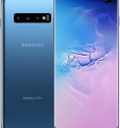 Samsung Galaxy S10+ 128GB SM-G975 LTE Factory Unlocked Smartphone - Prism Blue (Renewed)