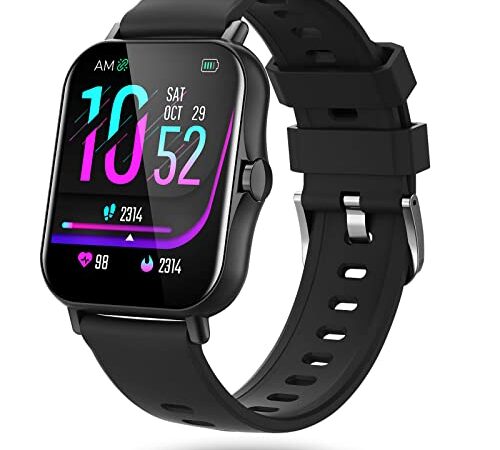 Smart Watch for Men Women, 1.69‘’ Touchscreen Fitness Trackers Heart Rate Sleep Monitor, IP67 Waterproof Fitness Watch with 16 Sports Modes Compatible for Android and iOS