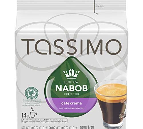 Tassimo Nabob Café Crema Single Serve T-Discs, 14 T-Discs