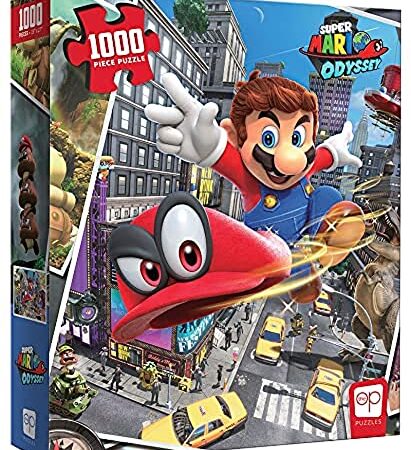 USAOPOLY Super Mario Odyssey Snapshots 1000 Piece Jigsaw Puzzle