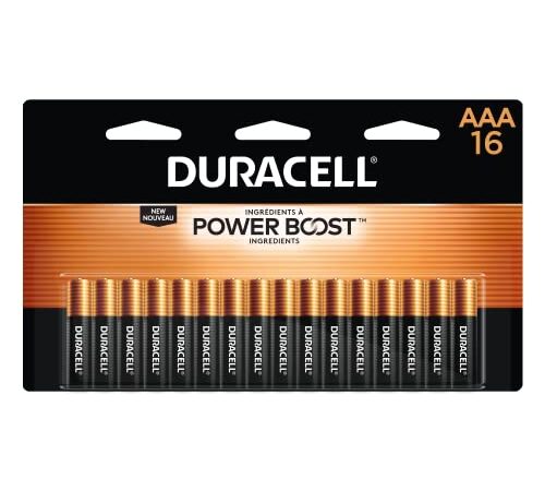 Duracell - CopperTop AAA Alkaline Batteries - long lasting, all-purpose Triple A battery for household and business - 16 count