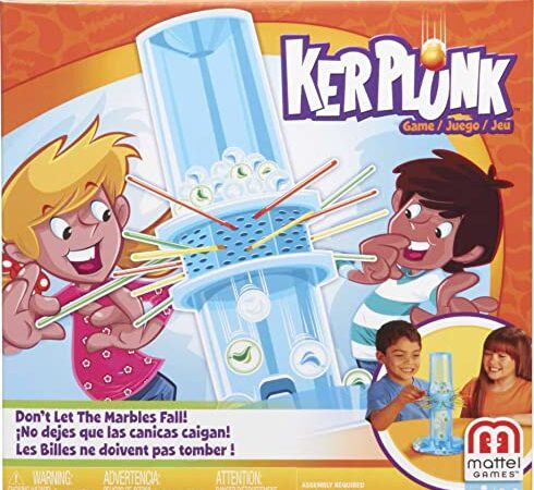 Kerplunk Classic Kids Game with Marbles, Sticks and Game Unit, Easy-to-Learn, Makes a Great Gift for 5 Year Olds and Up