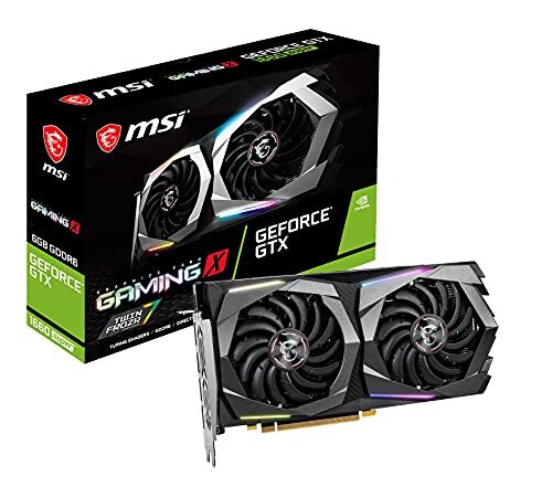 MSI Gaming GeForce GTX 1660 Super 192-bit HDMI/DP 6GB GDRR6 HDCP Support DirectX 12 Dual Fan VR Ready OC Graphics Card