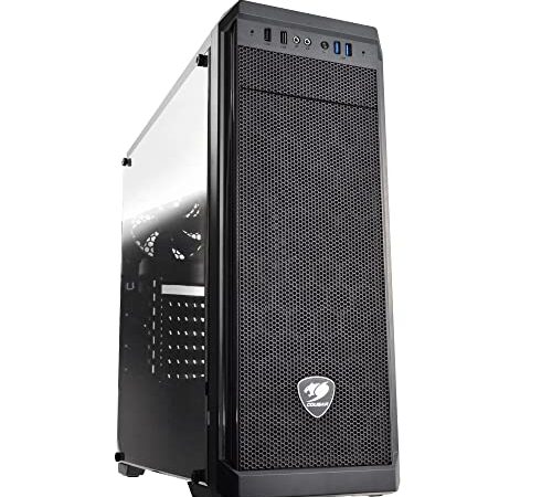 PC/Mac/Linux MX330-G PC Gaming Case with 7 PCI Slots, Supports 240mm Radiator