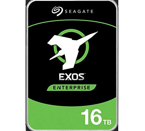 Seagate 16TB HDD Exos X16 7200 RPM 512e/4Kn SATA 6Gb/s 256MB Cache 3.5-Inch Enterprise Hard Drive (ST16000NM001G)