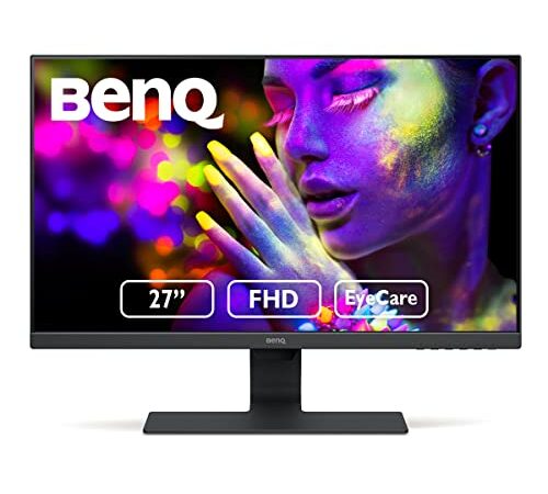 BenQ GW2780 27 inch IPS 1080p Eyecare monitor for Home Office with adaptive brightness technology,frameless,Low Blue Light,DP