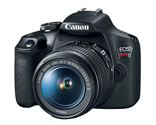 Canon EOS Rebel T7 DSLR Camera with 18-55mm Lens, Built-in Wi-Fi, 24.1 MP CMOS Sensor, DIGIC 4+ Image Processor and Full HD Videos