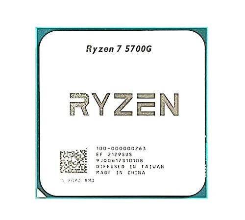 CPU Ryzen 7 5700G R7 5700G 3.8GHz Eight-Core 16-Thread 65W CPU Processor L3=16M Socket AM4