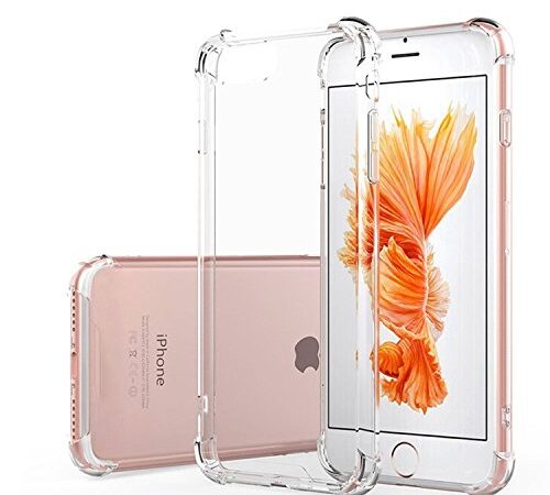 for iPhone 6 Case/iPhone 6S Case, Kinoto Clear Lifeproof Bumper Cases [Updated Version] for Apple iPhone 6 / 6S Transparent Cover