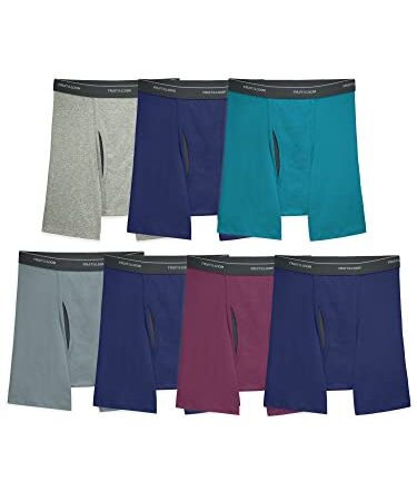 Fruit of the Loom Men's Coolzone Boxer Briefs (Assorted Colors), 7 Pack - Assorted Colors, X-Large