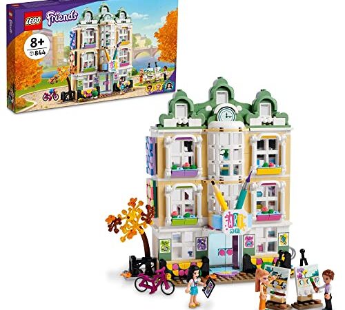 LEGO Friends Emma’s Art School 41711 Building Toy Set Including a Mini Art Studio for Girls, Boys, and Kids Ages 8+ (844 Pieces)