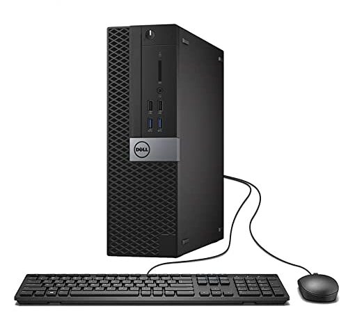 Dell OptiPlex 7040 Small Form Factor PC, Intel Quad Core i7-6700 up to 4.0GHz, 16G DDR4, 512G SSD, Windows 10 Pro 64 Bit - Supports English/Spanish/French (Renewed)