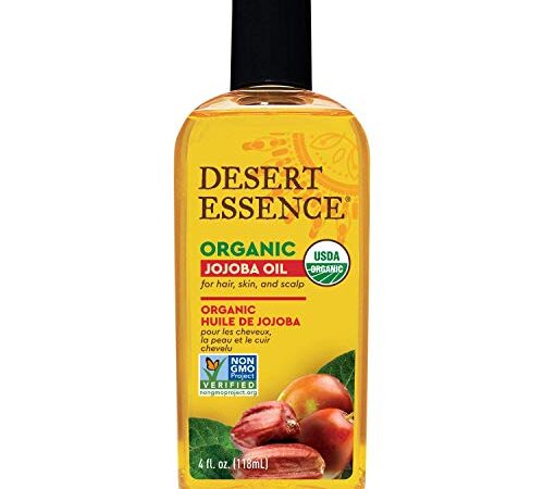 Desert Essence Organic Jojoba Oil, 4-Ounce Bottle