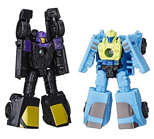 Transformers Toys Generations War for Cybertron: Siege Micromaster WFC-S32 Decepticon Sports Car Patrol 2-Pack - Adults and Kids Ages 8 and Up, 1.5-inch