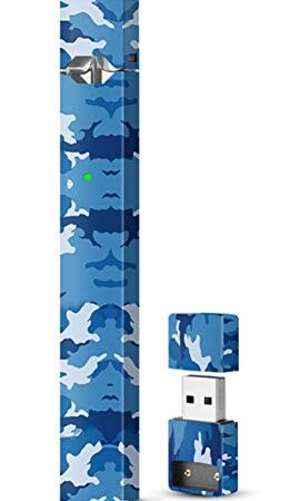 Vape Skin Blue Army Camo Print Decal Sticker Wrap