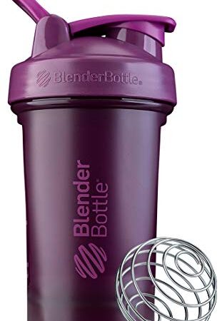 BlenderBottle Classic V2 Shaker Bottle, 20oz, Plum