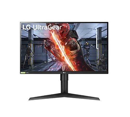 LG Ultragear 27GL83A-B 27 inch 16:9 QHD IPS 144Hz 1ms NVIDIA G-SYNC Compatible Gaming Monitor, Black