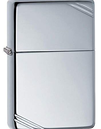 Zippo Vintage Lighter, High Polish Chrome