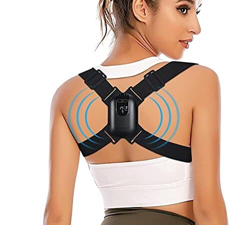 Cosyzone Posture Corrector Women and Men,Back Brace Posture Reminder, Back Support with Adjustable Angle and Strap,Help to Keep Right Posture-Neck, Shoulder and Back Pain Relief-Breathable