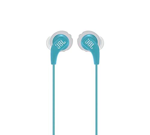 JBL Endurance Run Wired Sweatproof In-Ear Sport Headphones with One-Button Mic/Remote - Teal