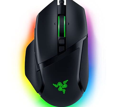 Razer Basilisk V3 Customizable Ergonomic Gaming Mouse: Fastest Gaming Mouse Switch - Chroma RGB Lighting - 26K DPI Optical Sensor - 11 Programmable Buttons - HyperScroll Tilt Wheel - Classic Black