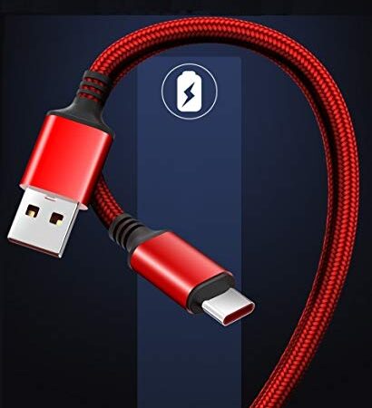 for OnePlus Cable Oneplus 3/3t/5/5t/6/6t/7/7t/8 Pro Cable 6.6 Feet Data Cable Dash Warp Charge Cable for OnePlus 3 3t 5 5t 6 6t 7 7T 8 pro Charging [Compact Trangle-Free] (Red)