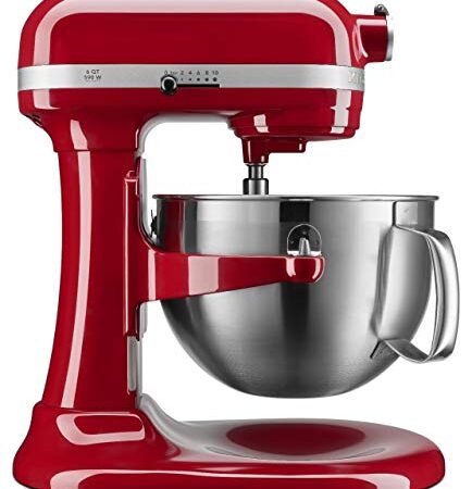 KitchenAid KP26M9XCER 6 quart Bowl-Lift Professional Stand Mixer, Empire Red