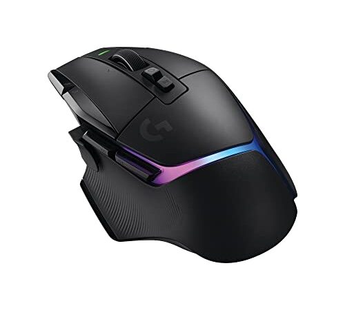 Logitech G502 X Plus Lightspeed Wireless RGB Gaming Mouse - Optical Mouse with LIGHTFORCE Hybrid switches, LIGHTSYNC RGB, Hero 25K Gaming Sensor, Compatible with PC - macOS/Windows - Black