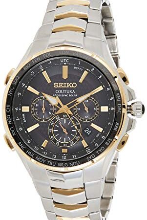 Seiko Men's 'COUTURA' Quartz Stainless Steel Casual Watch, Color:Two Tone (Model: SSG010)