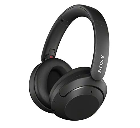 Sony WH-XB910N Extra BASS Noise Cancelling Headphones, Wireless Bluetooth Over The Ear Headset with Microphone and Alexa Voice Control, Black