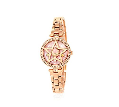 Anime Sailor Moon Quartz Crystal Stars Wrist Watch For Women Girls Cosplay Bracelet Jewelry