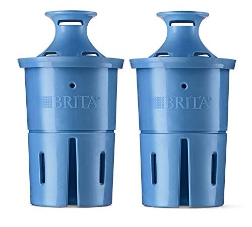 BRITA Longlast+ Water Filter, NSF Certified to Reduce Lead, BPA Free, Replacement Filters for Pitcher and Dispensers - 2 Count