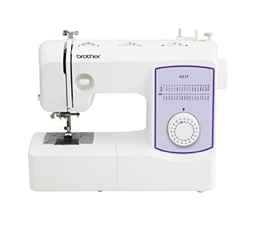 Brother Sewing Machine, GX37, 37 Built-in Stitches, 6 Included Sewing Feet