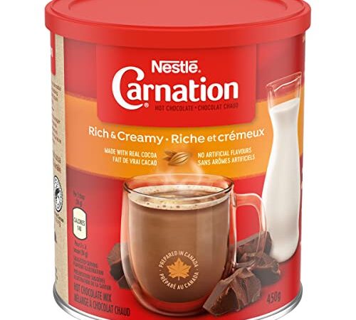 Carnation Hot Chocolate Rich And Creamy Hot Chocolate Canister, 450g