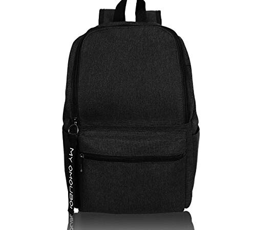 Casual Daypacks OMOUBOI Superbreak Backpack Laptop Backpack for Women & Men Fits Tourism School Business (Black)