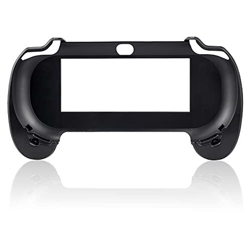 CHENLAN New Trigger Grips Hand Grip Compatible Durable Joypad Plastic Flexible Hand Grip Compatible With for PS Vita PSVita Playstation Vita 1000 (PCH-1000), black