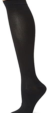 Dr. Scholl's Women's Graduated Compression Knee High Socks - 1 & 2 Pair Packs, Black, 4-10