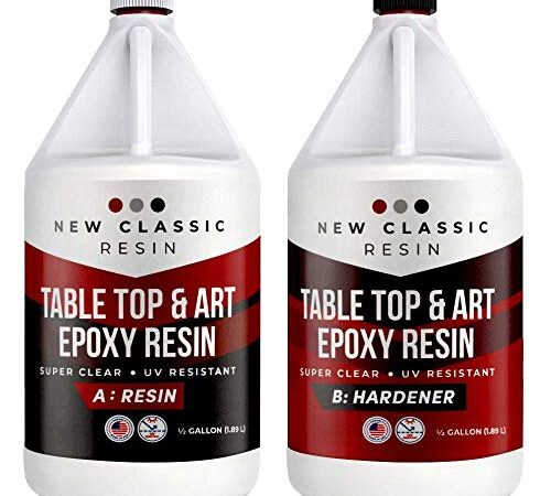 EPOXY Resin 1 Gallon kit for Art, Crafts & Table Tops, Super Clear