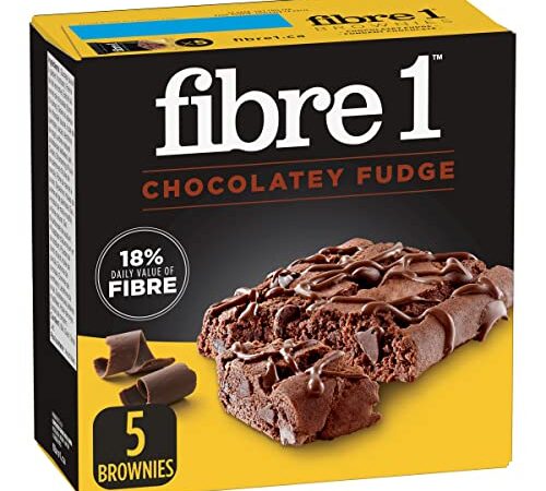 Fibre 1 Chocolate Fudge Brownies, 5-Count, 125 Gram