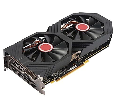 Graphics Card Fit for XFX RX 580 8GB Graphics Cards AMD Radeon RX580 8GB 2304SP Video Screen Cards GPU Desktop Computer Game Map Videocard PUBG