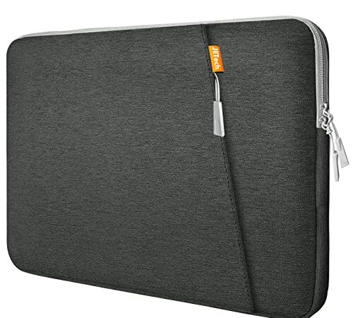 JETech Laptop Sleeve for 13.3-Inch Notebook Tablet iPad Tab, Waterproof Bag Case Briefcase Compatible with 13" MacBook Air, 13" MacBook Pro, 12.3 Surface Pro, Dark Grey