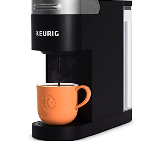 Keurig K-Slim Single Serve K-Cup Pod Coffee Maker, Featuring Simple Push Button Controls And MultiStream Technology, Black